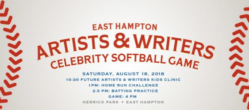 East hampton artists and writers celebrity softball game.