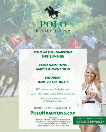 A flyer for polo in the champions.