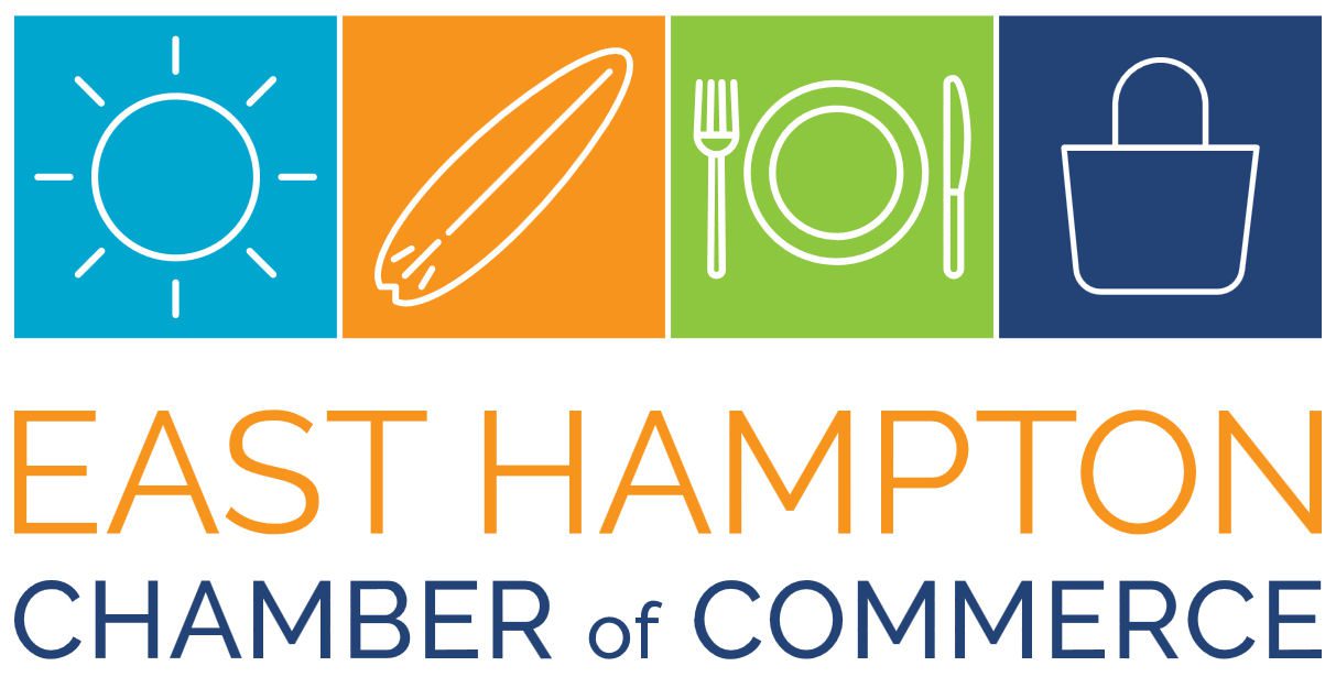 East hampton chamber of commerce logo.