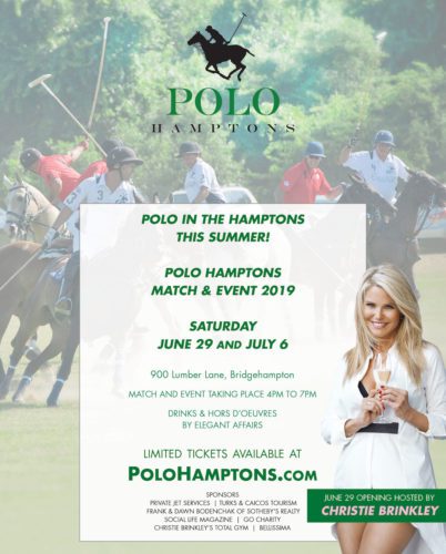 A flyer for polo in the champions.