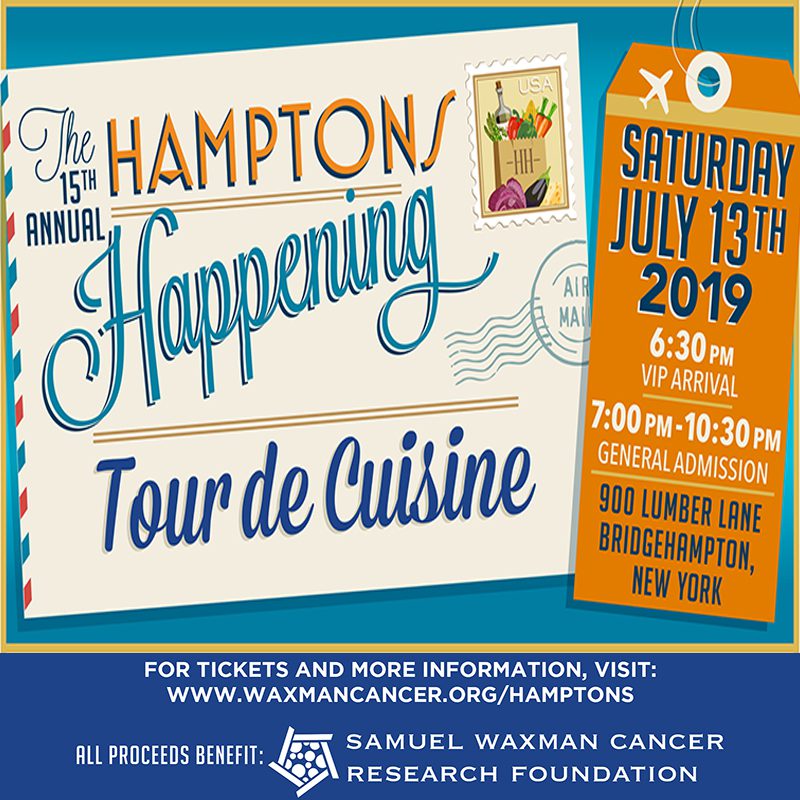 Hampton's happening tour de cuisine.